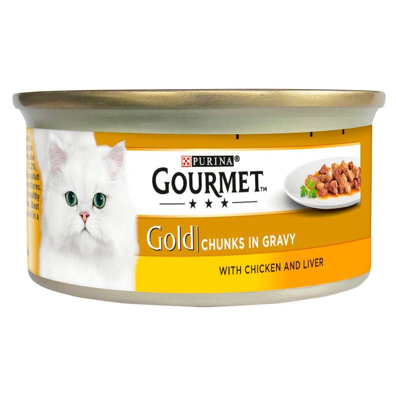 Gourmet Gold Pate Chicken & Liver Chunks In Gravy 85g