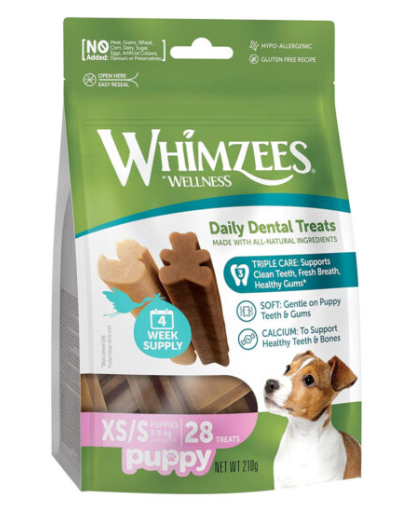 Whimzees Puppy Stix XS/S (28 Pcs)