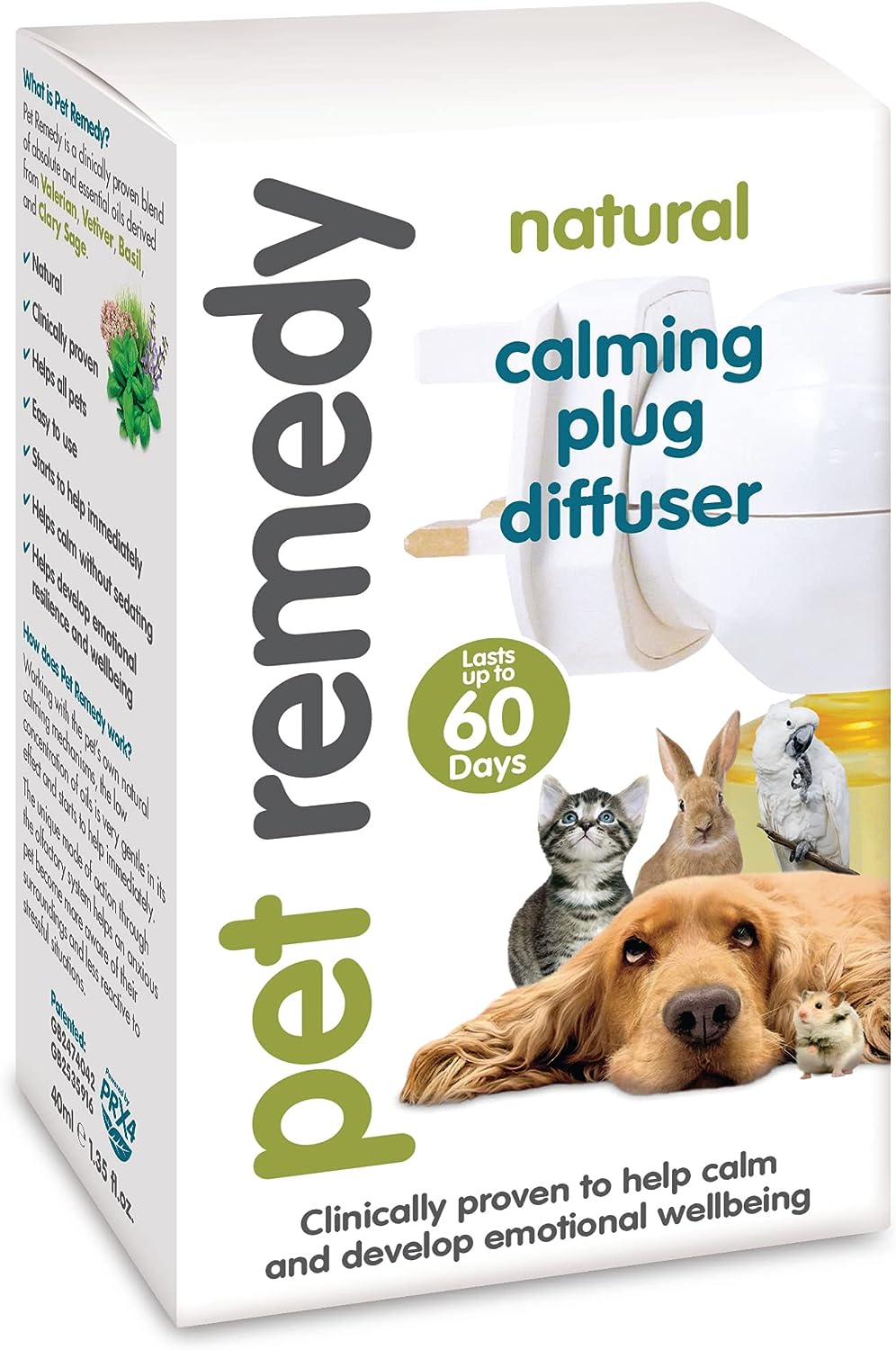 Pet Remedy Plug-In Diffuser Pack (3 pin)