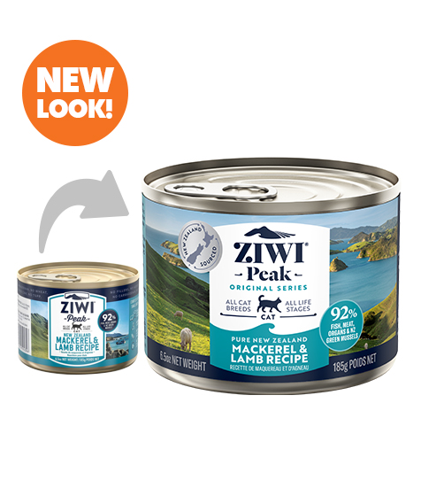 ZiwiPeak Cat Tin Mackerel & Lamb 185G