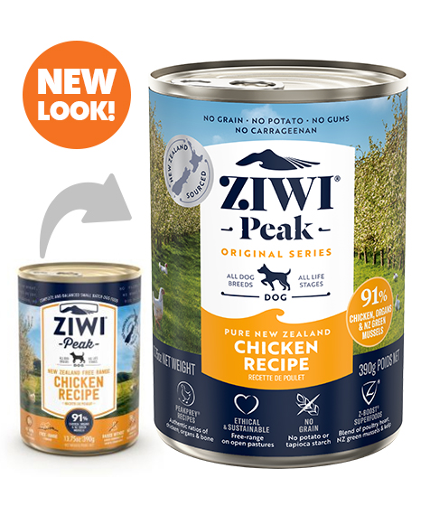 ZiwiPeak Chicken Recipe Canned Dog Food- 170G/NA-NEW 170G