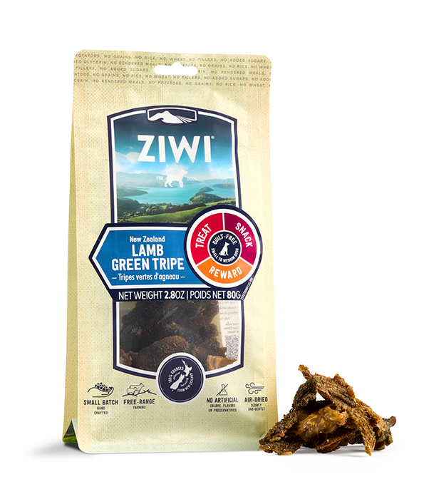 ZiwiPeak Lamb Green Tripe Dog Treats 80G