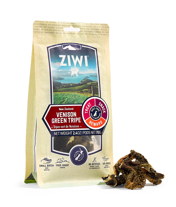 ZiwiPeak Venison Green Tripe Dog Treats 70G