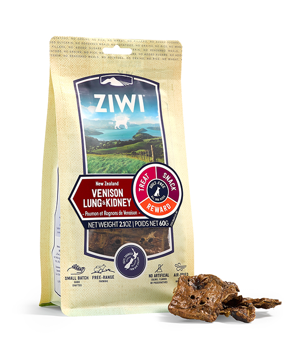 ZiwiPeak Venison Lung & Kidney Dog Treats 60G