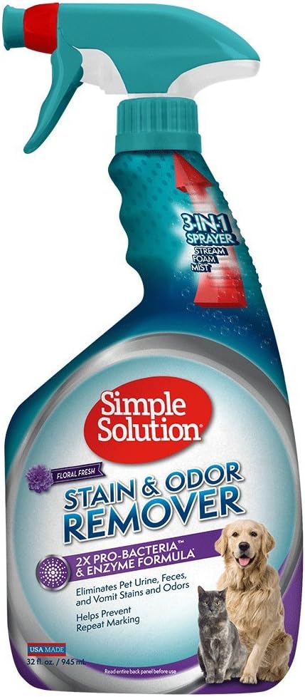 Pet Stain & Odor Remover, Floral Fresh Scent 32 OZ