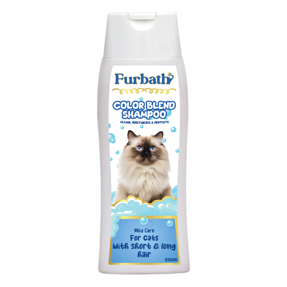 Furbath Color Blend Shampoo for Cats with Short and Long Hairs – 250ml
