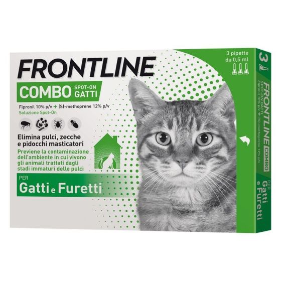 Frontline Flea & Tick Spot On Combo for Cats & Home Protection
