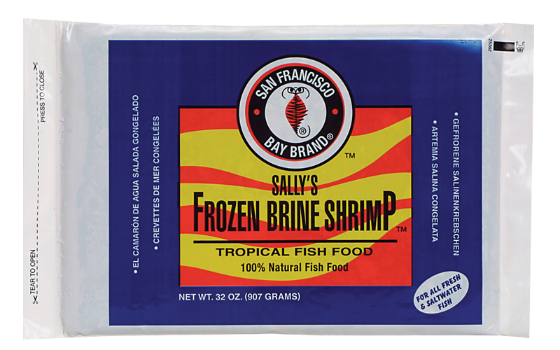 San Fransisco Bay Brand Brine Shrimp Frozen Flat