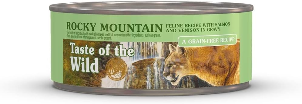 Taste Of the Wild Rocky Mountain Feline Recipe with Roasted Venison & Smoked Salmon 85grm (CAT)