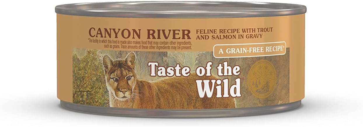 Taste Of the Wild Canyon River Feline Recipe with Trout & Smoked Salmon 85grm (CAT)