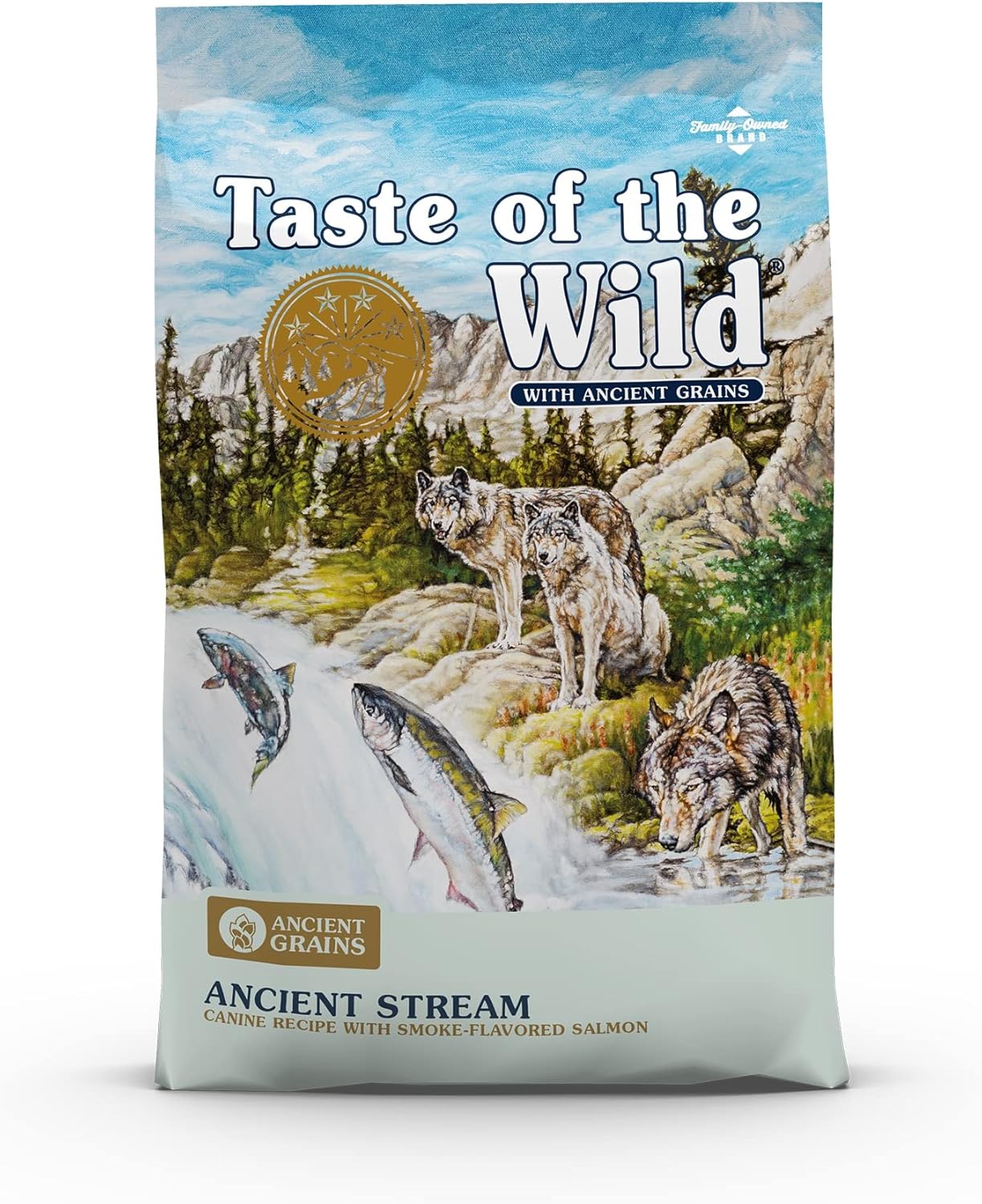 Taste Of the Wild Ancient Stream canine recipe-Dog-12.70kg (salmon)