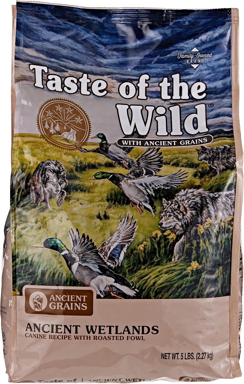 Taste Of the Wild Ancient Wetland canine recipe-dog-2.27kg (Fowl)