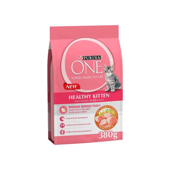 Purina One Healthy Kitten Wet Food Chicken 380g