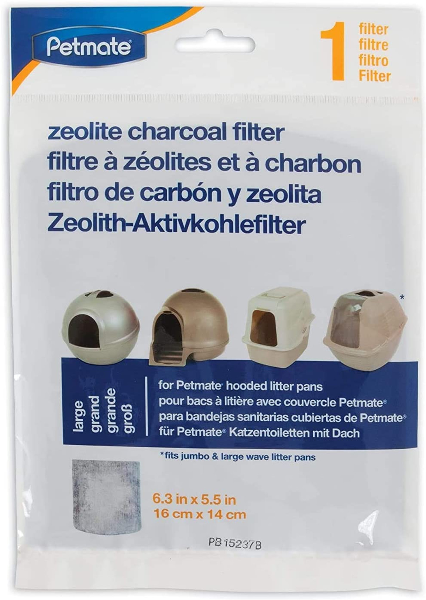Petmate One Large Litter Box Filter