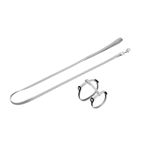 CAT HARNESS+LEASH SLIVER REFL 110CM