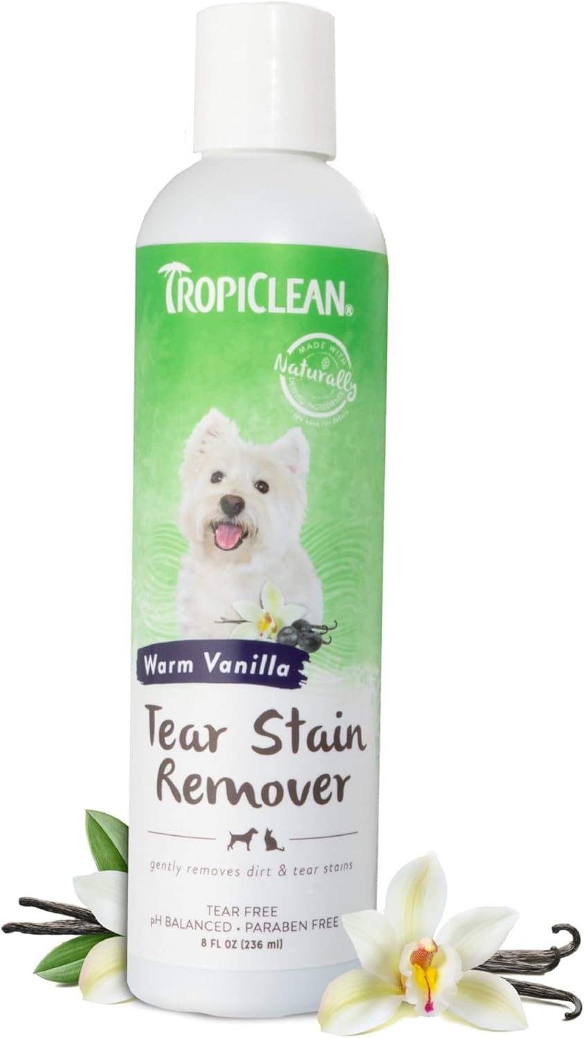 TropiClean Tear Stain Remover for Pets, 8oz