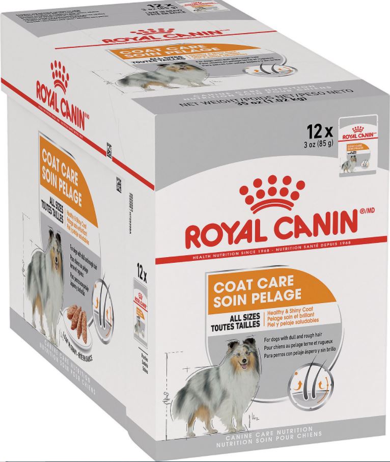 Royal Canin Canine Care Nutrition Coat Beauty (WET FOOD - Pouches) Pack of 12