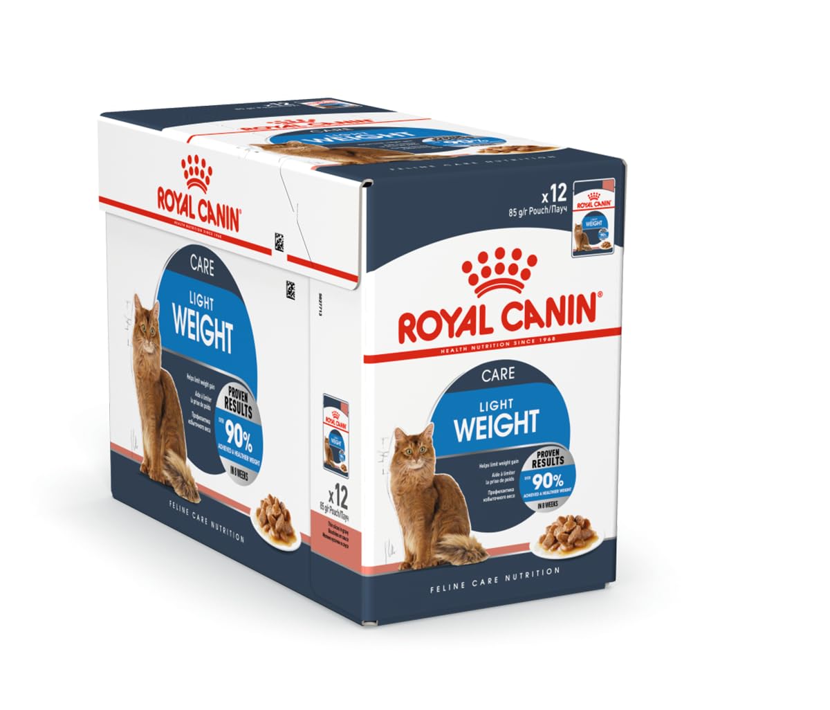 Royal Canin Feline Care Nutrition Light Weight Care Gravy (WET FOOD - POUCHES) Pack of 12