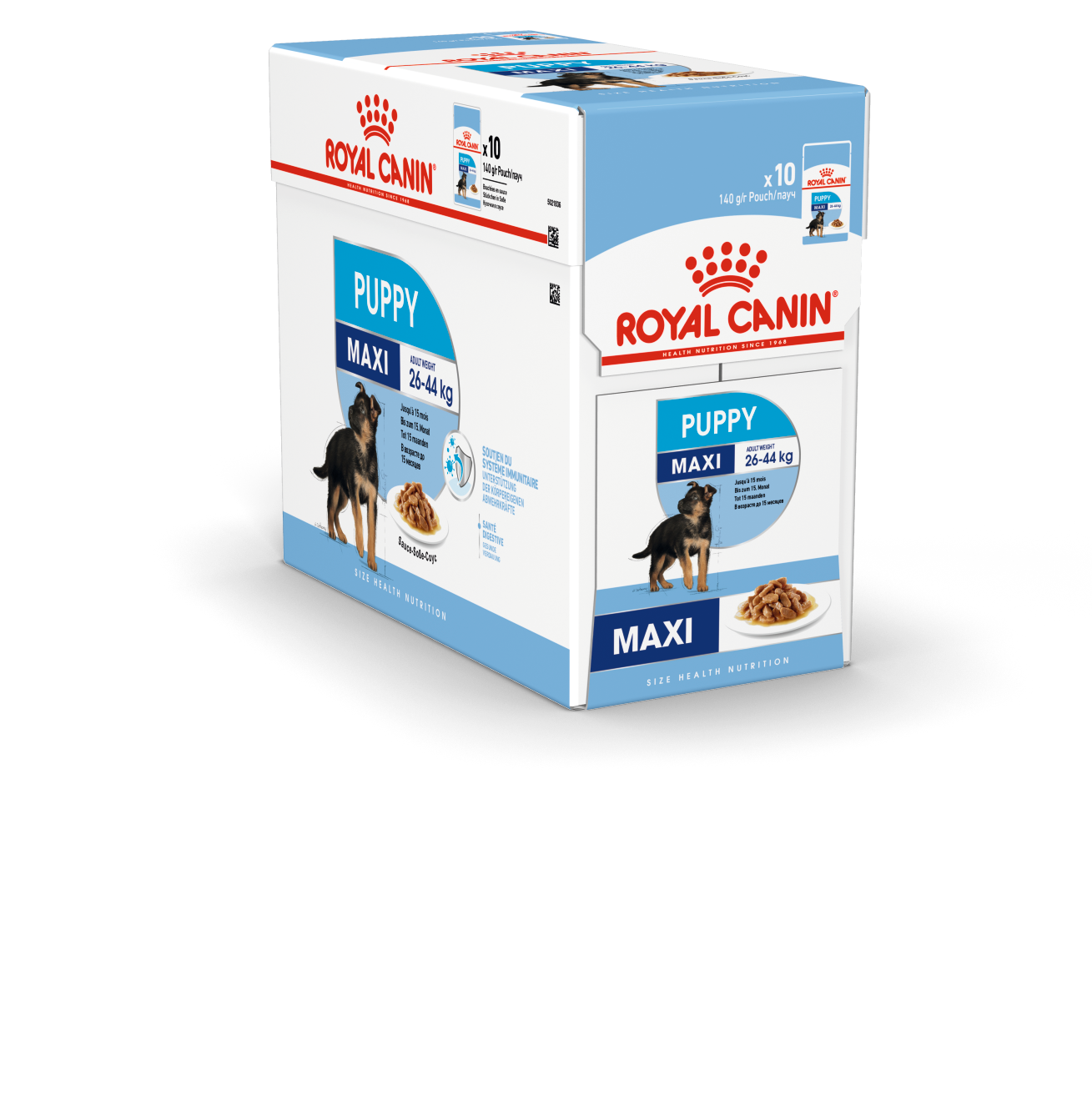 Royal Canin Size Health Nutrition Maxi Puppy Gravy (WET FOOD - Pouches)140g Pack of 10