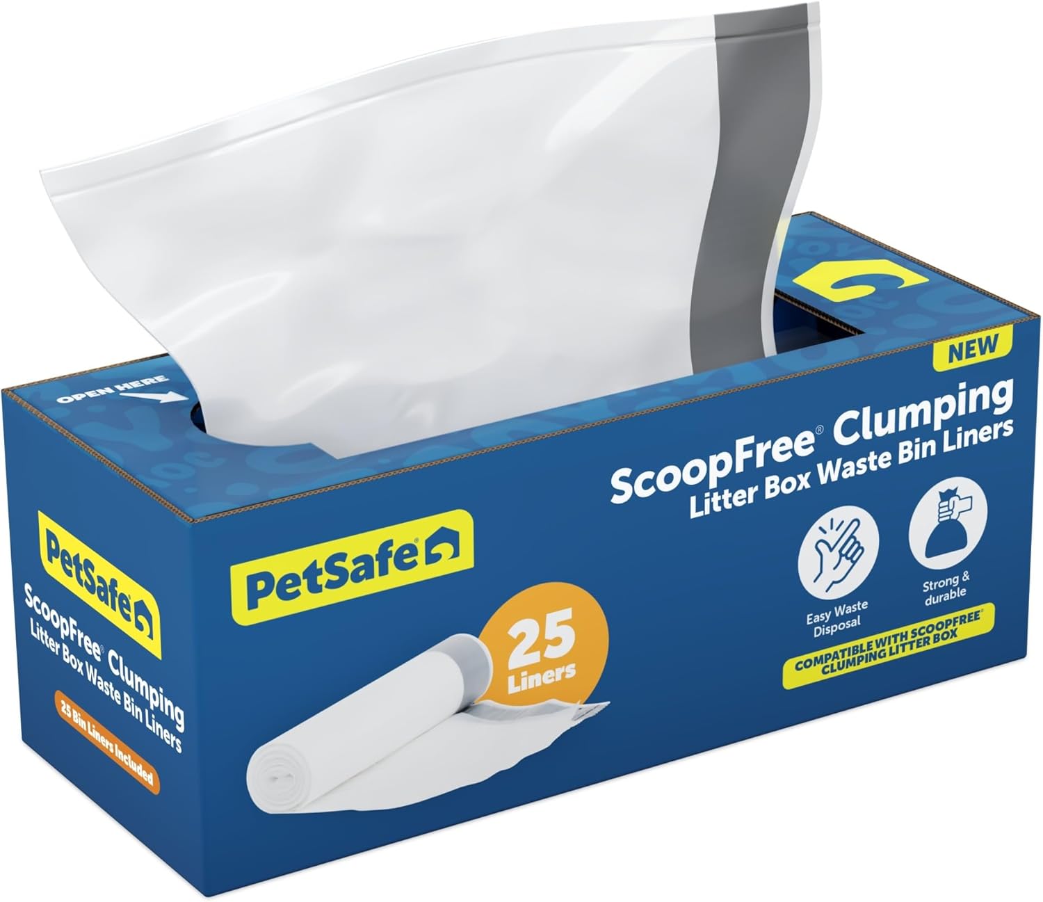 Pet Safe Scoopfree Clumping Waste Bin Liners (x25) Automatic Cat Litter Box