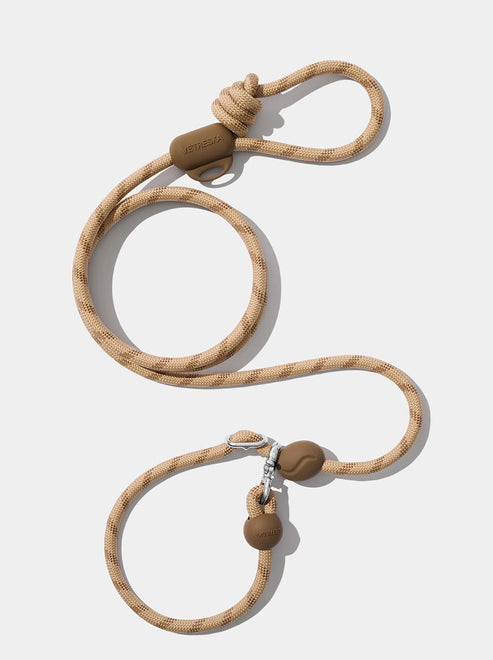 VETRESKA Connect Hands-Free Rope Leash for Pets (Coffee)