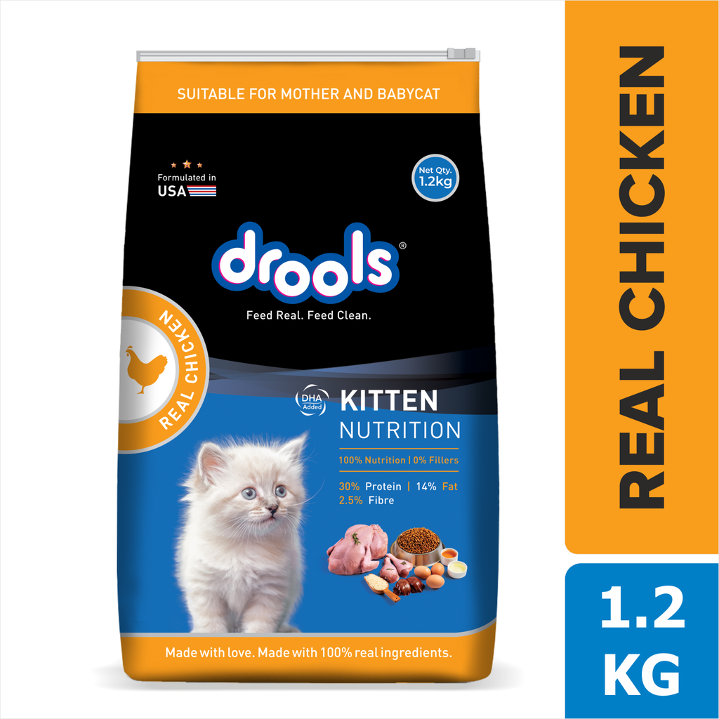 Drools Kitten Chicken Dry Food 1.2kg
