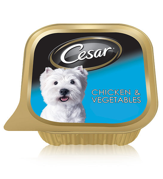 Cesar Chicken and Vegetables Wet Dog Food – 100G