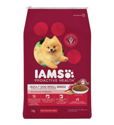 IAMS Proactive Health Adult Dog Small Breed Dry Dog Food – CHICKEN/1.5KG