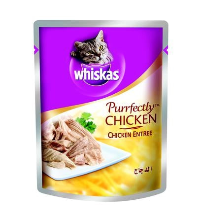 Whiskas Purrfectly Chicken EntrÃ©e Wet Cat Food – 85G