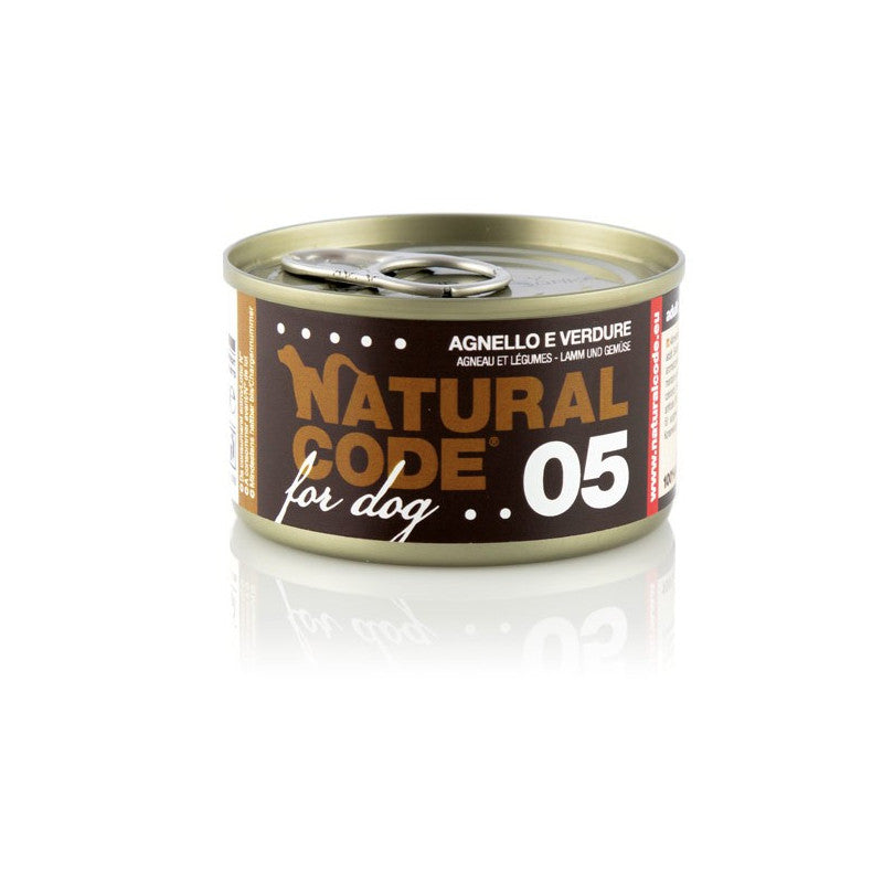 Natural Code 05 Lamb & Vegetables Cooking Water Wet Dog Food - 90G