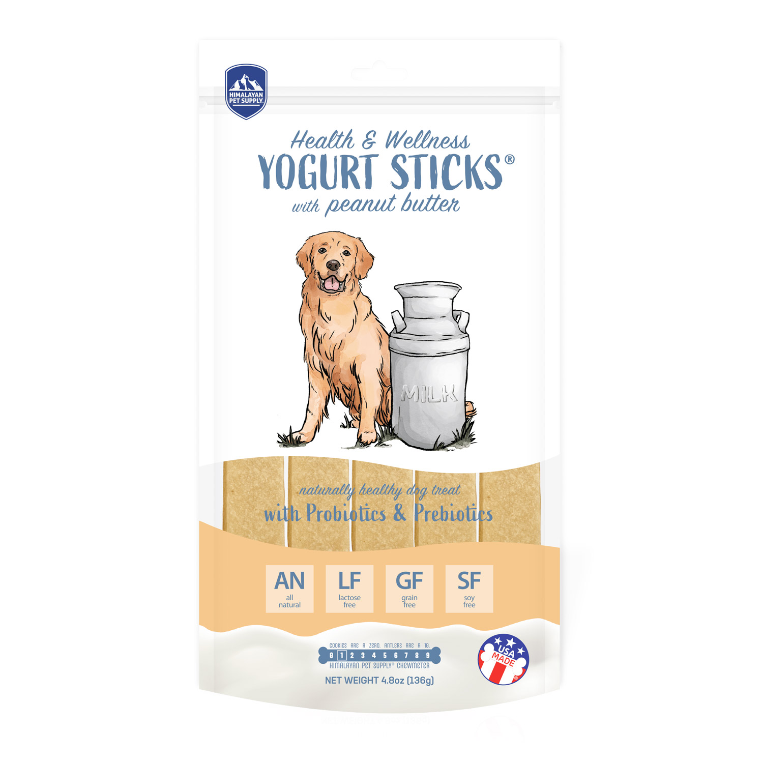 Himalayan Yogurt Sticks - Peanut Butter