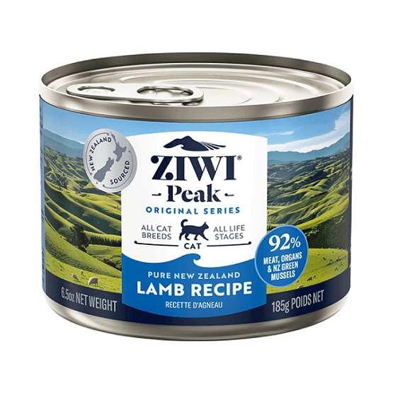 ZIWI Peak Lamb Wet Cat Food 6x185g