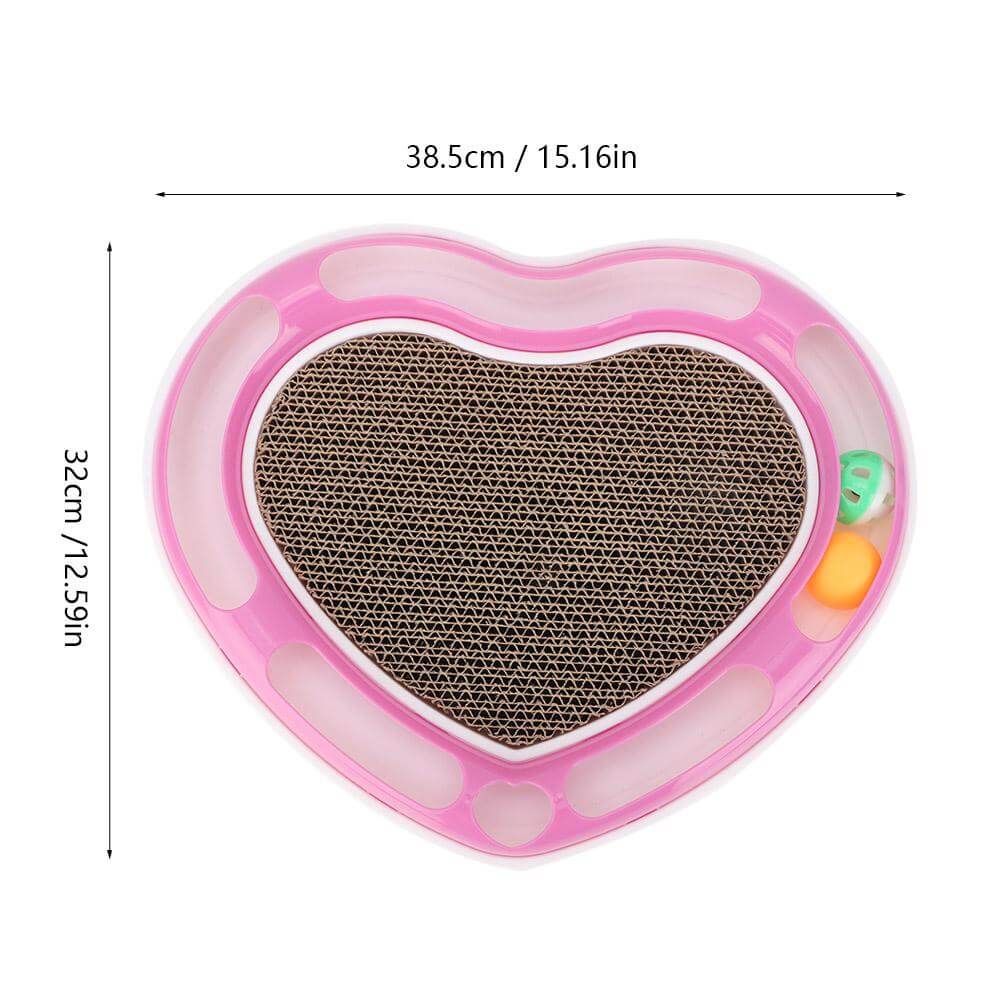 Heart Shape Running Ball Toy For Cats