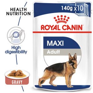 Size Health Nutrition Maxi Adult (Wet Food - Pouches) 10 x 140 g