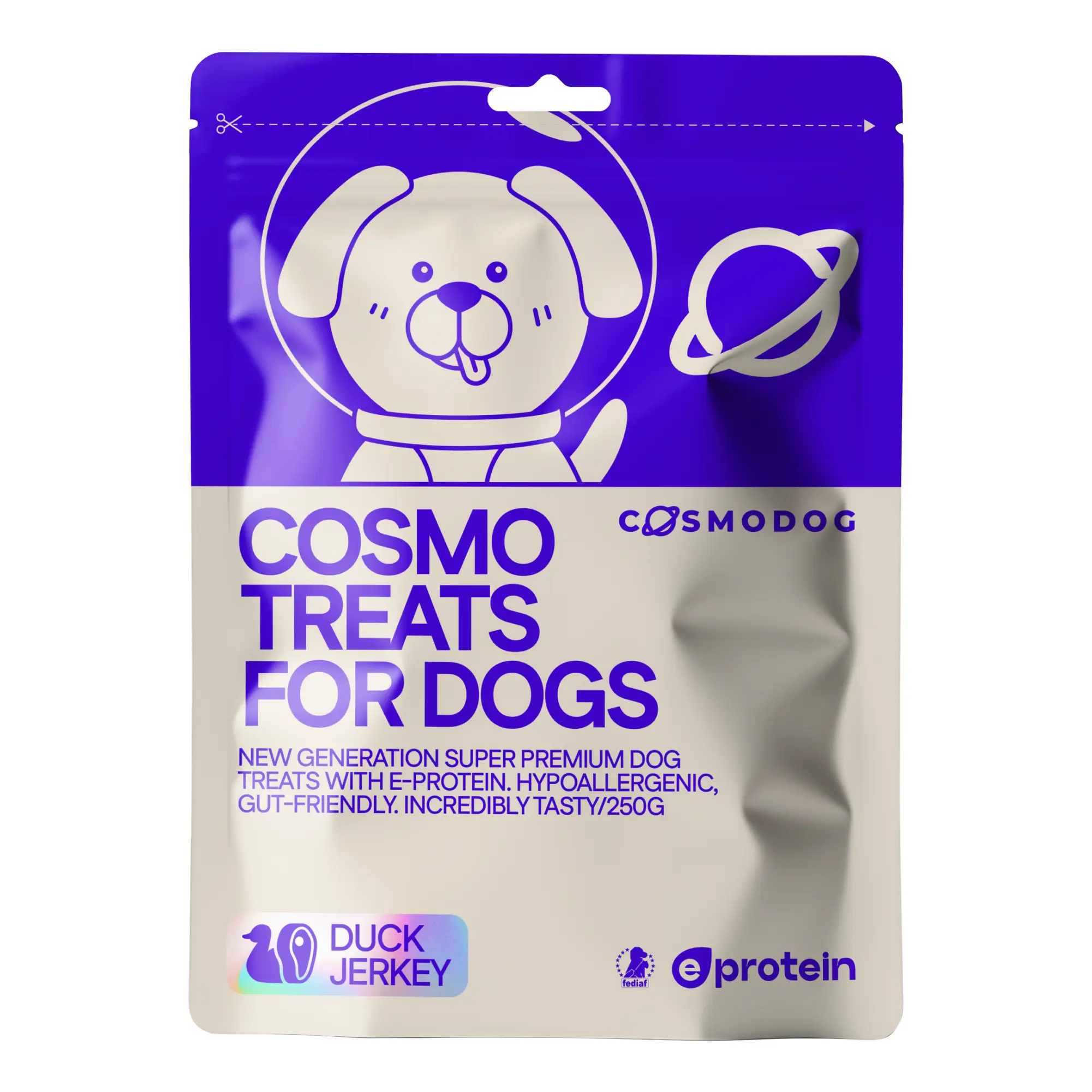 COSMODOG TREATS FOR DOGS DUCK JERKY