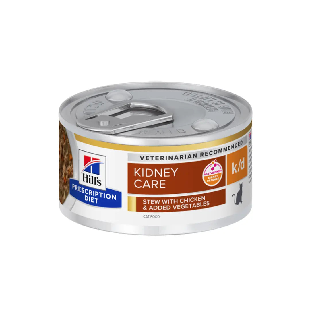 Hill’s Prescription Diet k/d Feline with Stew with Chicken & added Vegetables 82g