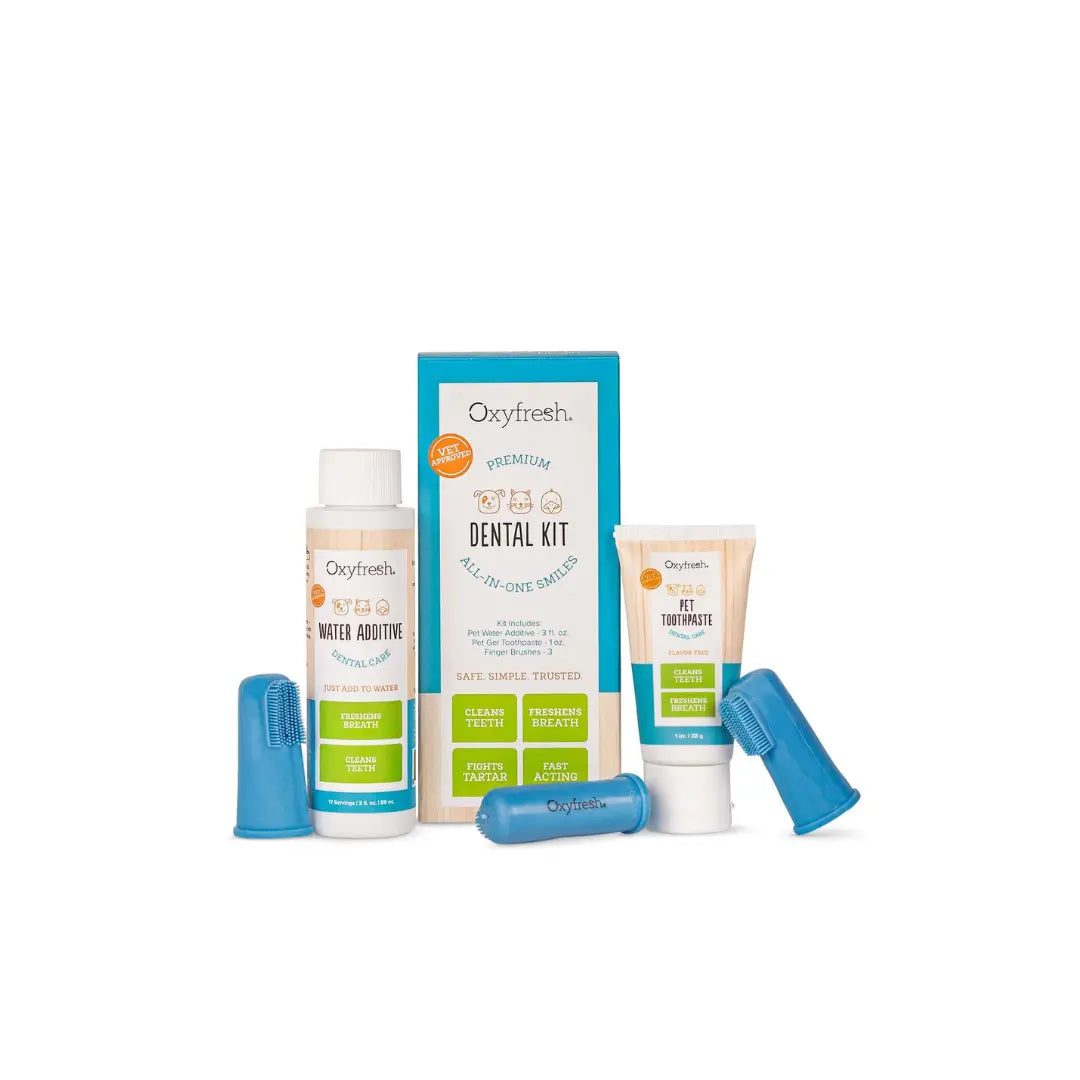 Oxyfresh Premium Pet Dental Kit for Dogs & Cats