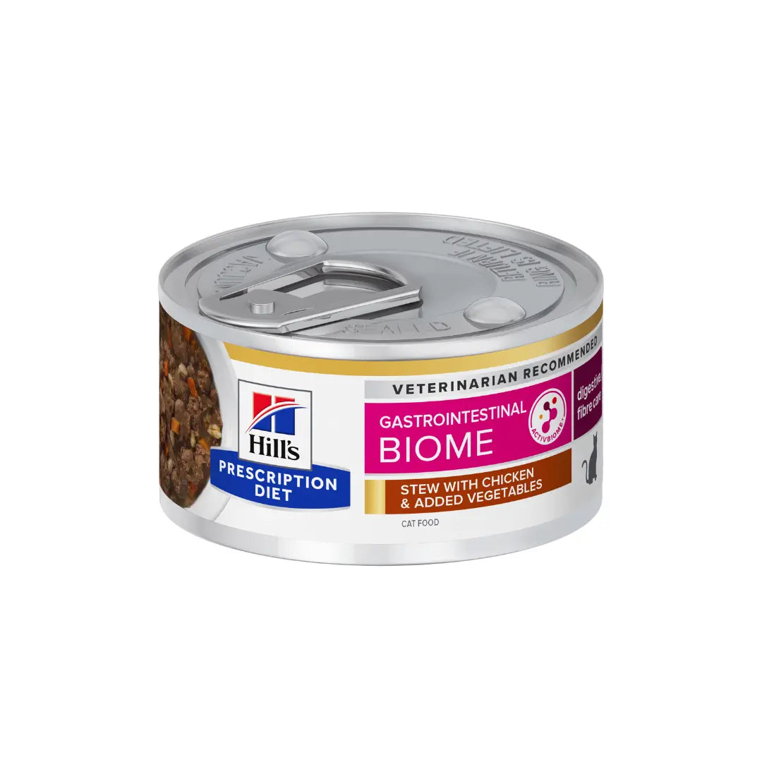 Hill’s Prescription Diet Gastrointestinal Biome Cat food Chicken & Vegetable Stew 82g