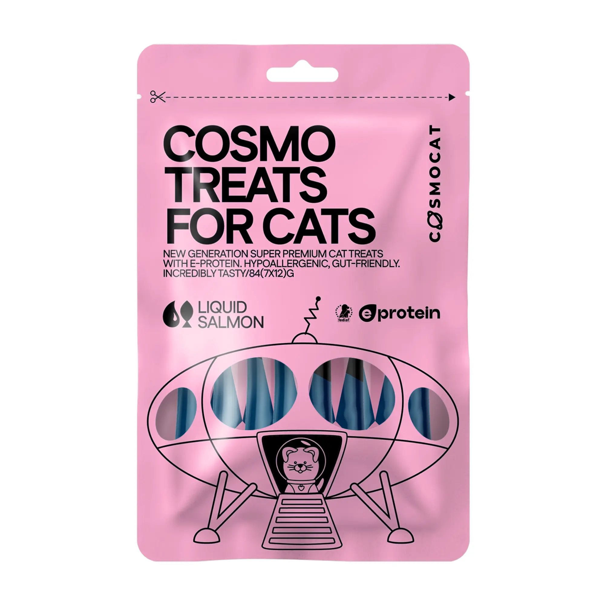 COSMOCAT TREATS FOR CAT SALMON CREAM