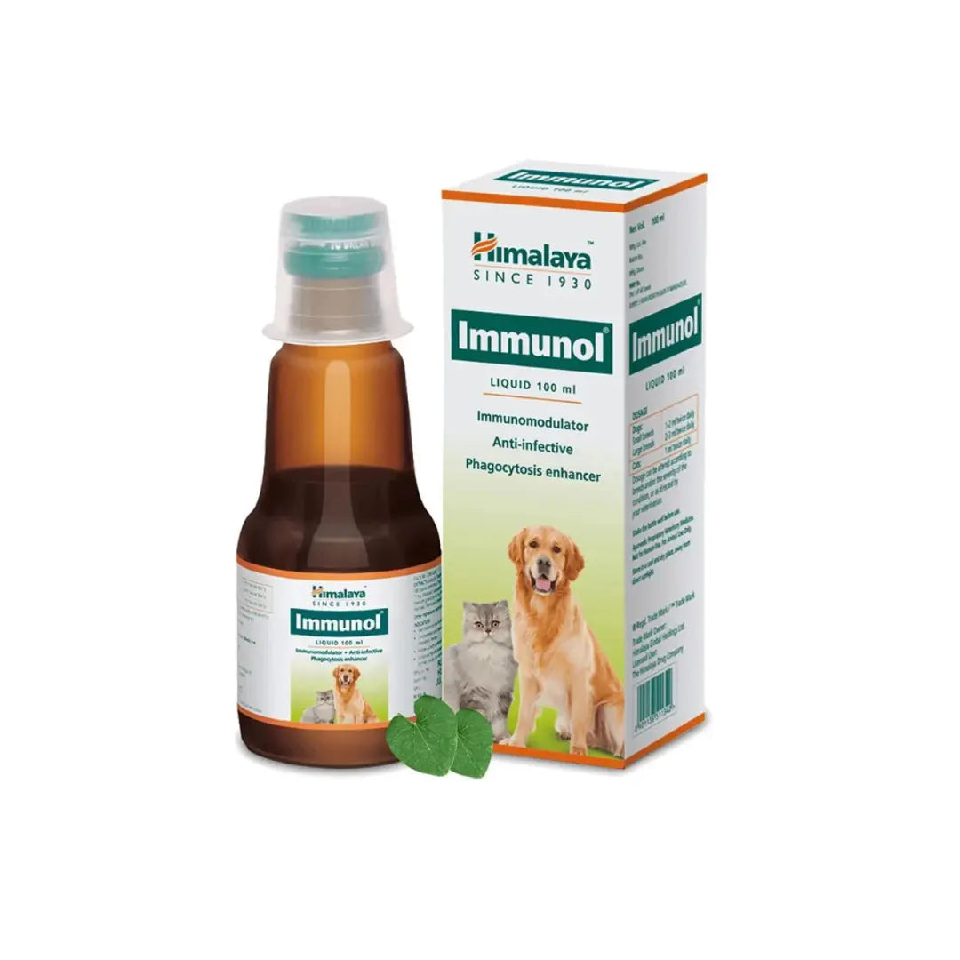 Himalaya Herbals Immunol Liquid Health Supplement for Dogs & Cats 100ML