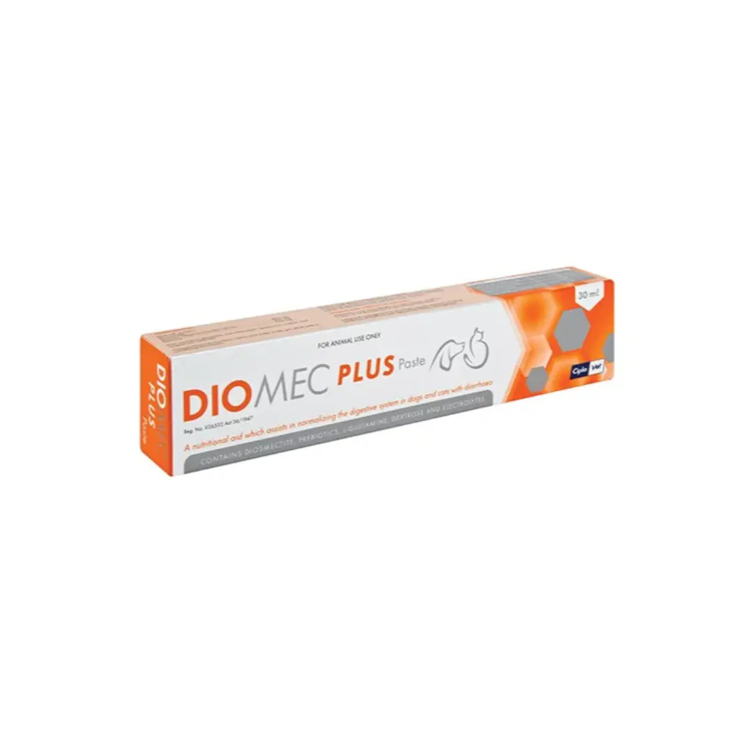 Diomec Plus Paste for Cats & Dogs - Diarreah Relief & Gut Health