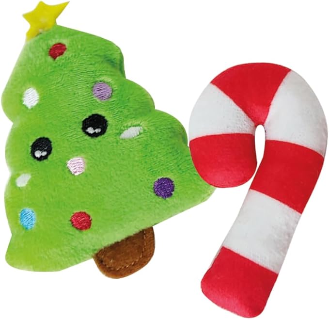 BOBBY CHRISTMAS CAT TOY CARTOON 8cm, 2pcs