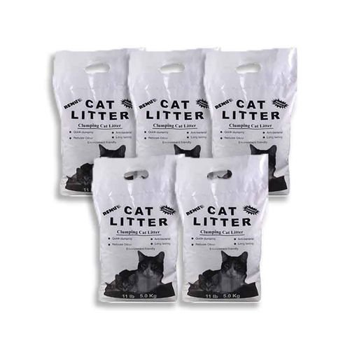 5 Packs of Remu Clumping Litter