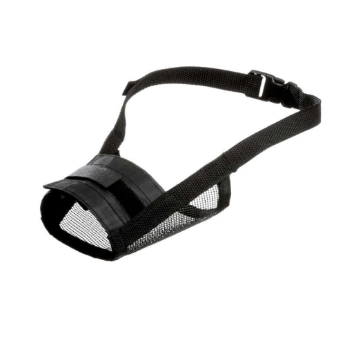 MUZZLE TEDDIE MESH BLACK S 33-49CM