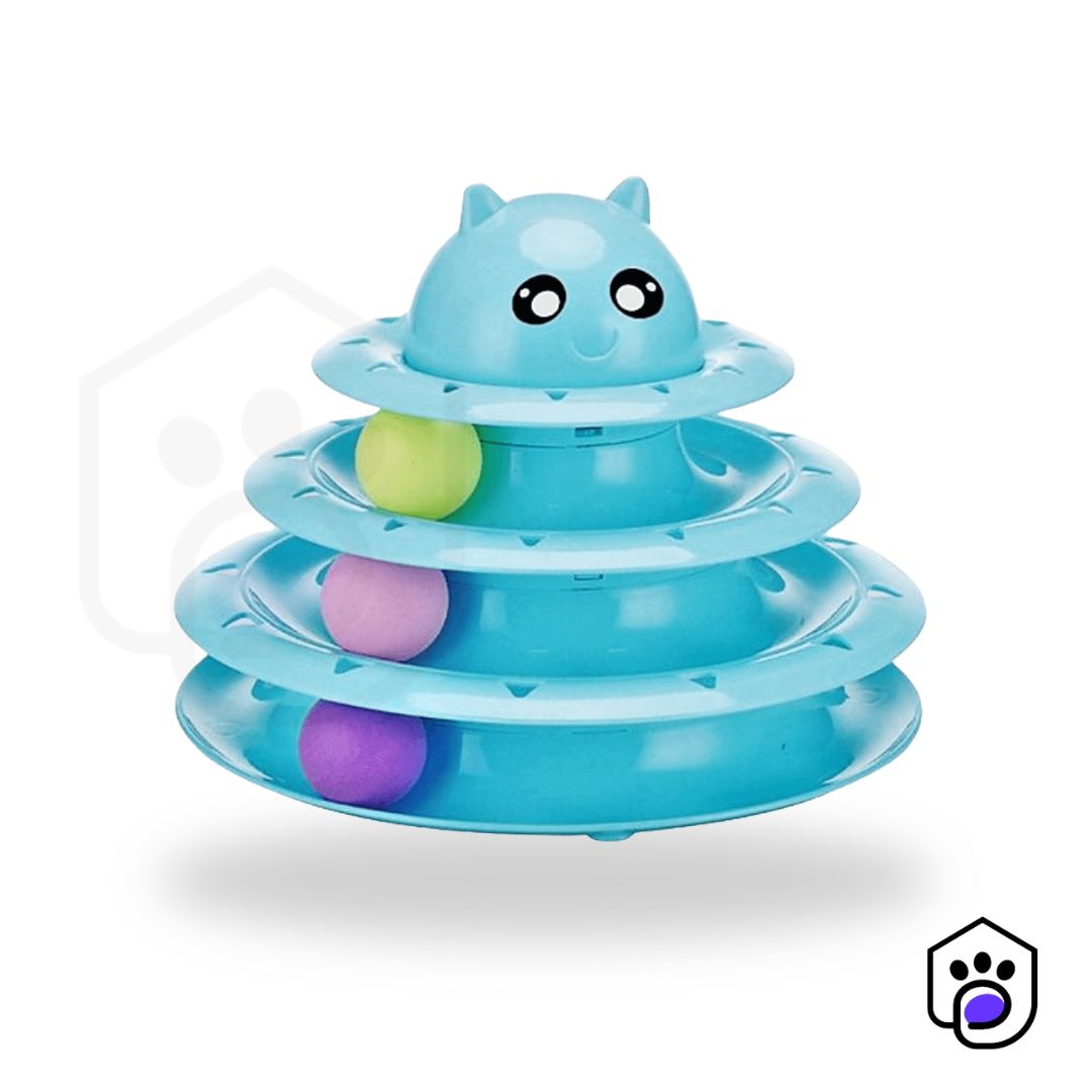 Cat Tower Toy – Three Layer Ball