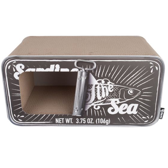 DISTRICT 70 Sardine 2-in-1 Cat Scratcher & Cave (Various Colors)