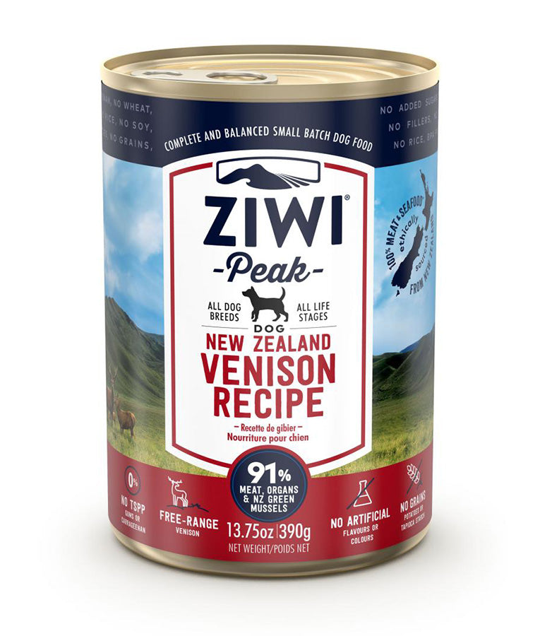 ZIWI Peak Venison Recipe Wet Dog Food - 390G