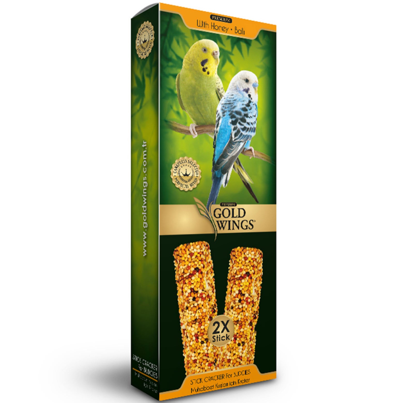 Bird honey cracker stick