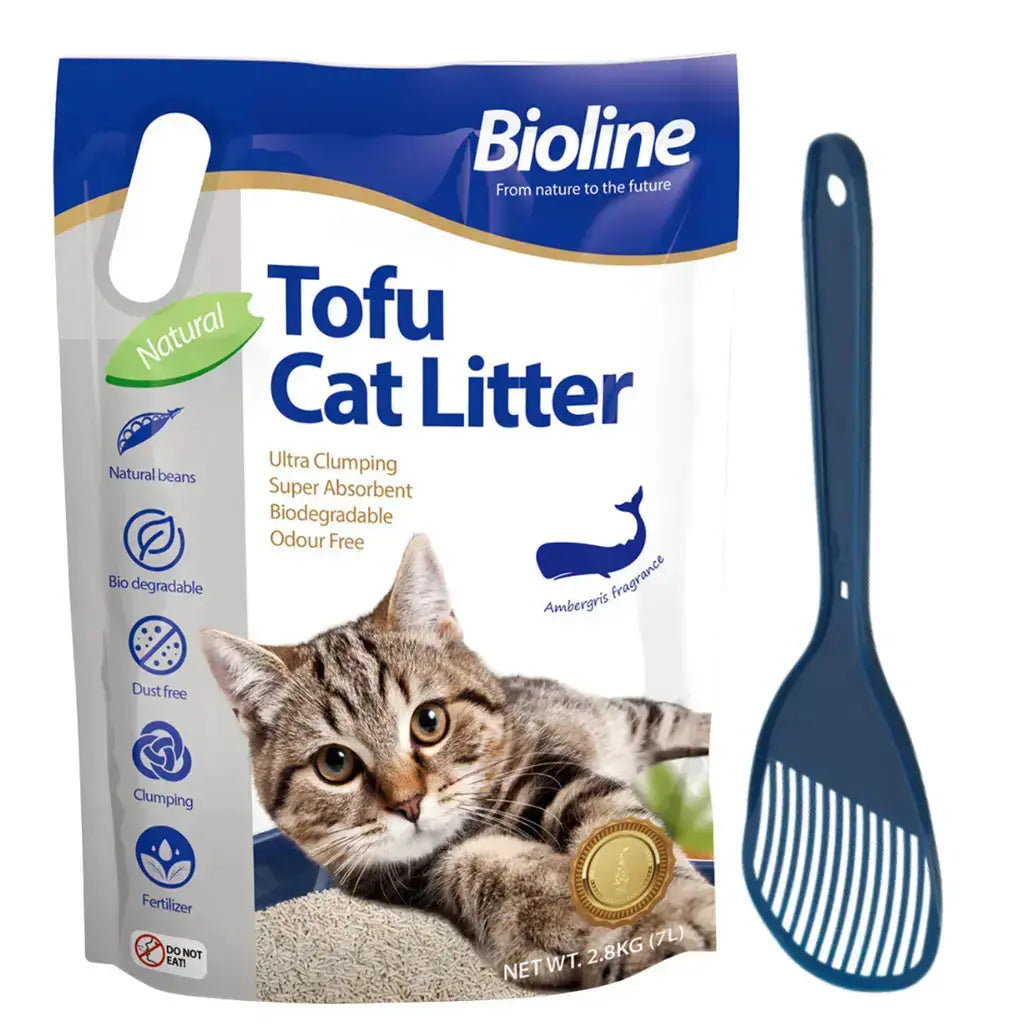 Combo Offer Bioline Tofu Cat Litter 7L + Moderna Cat Litter Scoop