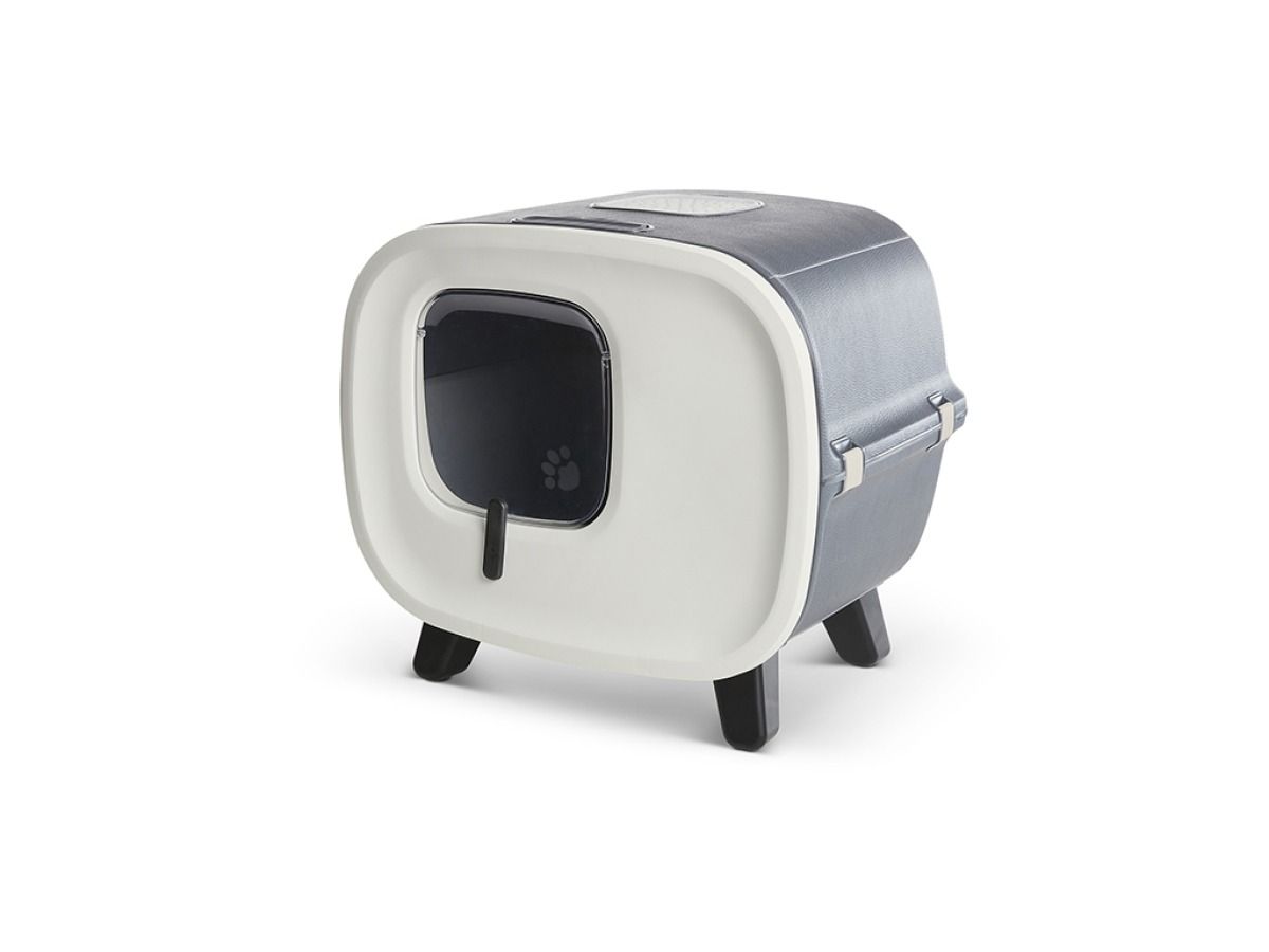 Savic Mira De Lux Toilet Home Cat Litter Box Anthracite